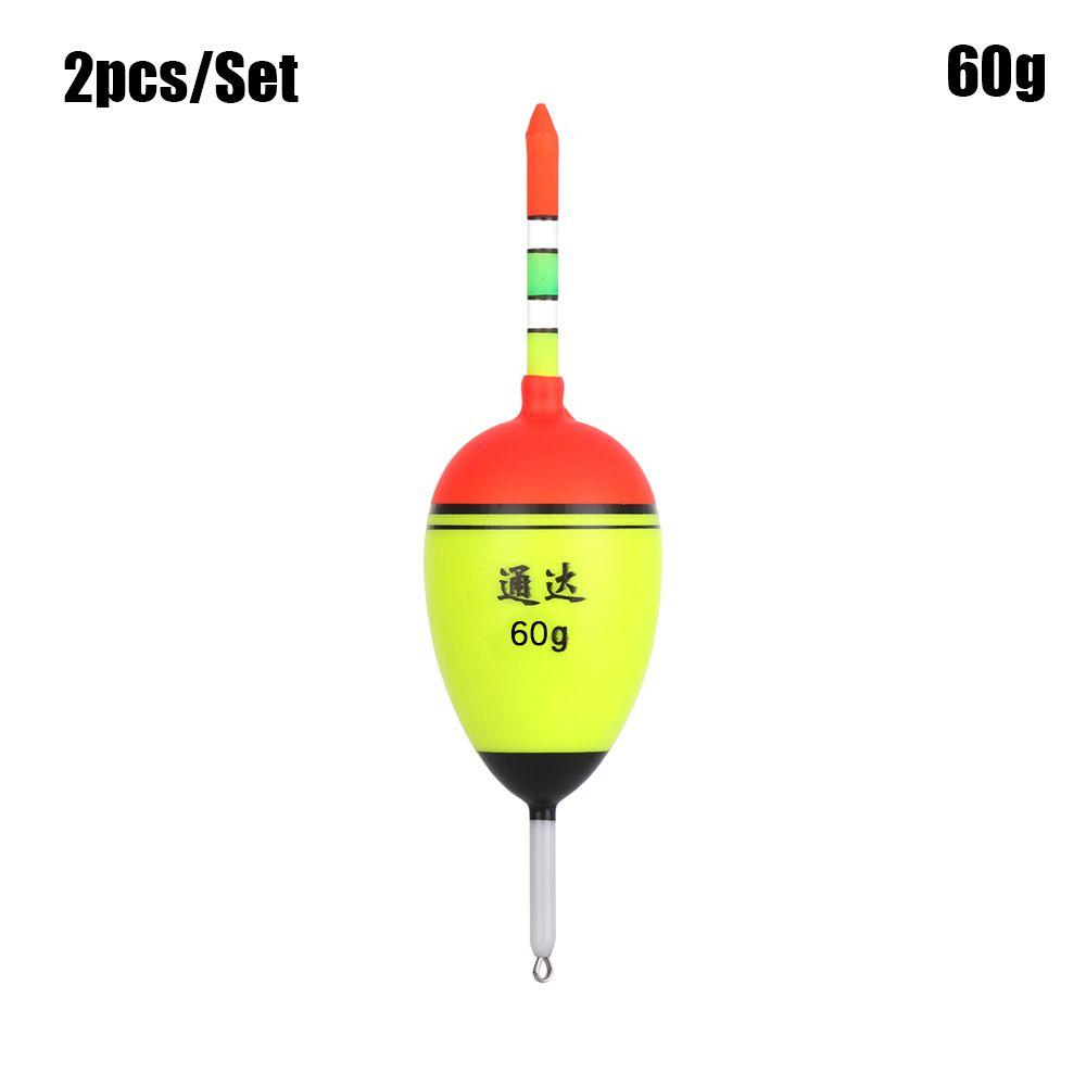 2pcs New Bobber Plastic Fishing Night Float Eva Foam Light Stick Ball Boia