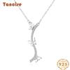 Tancision S925 стерлингового серебра Роскошное индивидуальное ожерелье с подвеской женское классическое ожерелье Tide ожерелье подарок на вечеринку