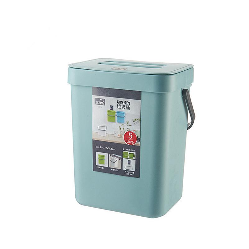 5л кухонное мусорное ведро настенное подвесное мусорное ведро с крышкой мусорное ведро для шкафа под раковиной мусорное ведро для компоста мусорное ведро
