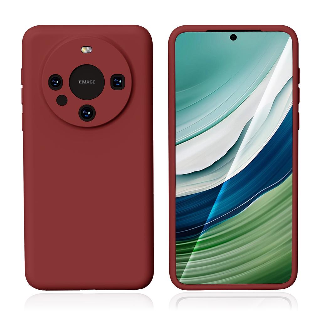 Применимо к чехлу для мобильного телефона Huawei mate11pro, жидкий силикон, mate11, простой однотонный, продвинутое ощущение, всесторонний, защита от падения
