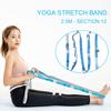 Yoga Stretching Strap with Multi-Loop Wear-resistant Non-Elastic Physical Therapy Stretch Band Leg Stretch Strap