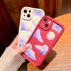 Soft Silicone Square Ladder Printing Pattern Phone Casing Full Cover Camera Shockproof Protection Rubber Case for Huawei Honor
