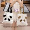 Korean Style Kawaii Panda Plush Crossbody Bag - Fashionable Winter Shoulder Bag for Women