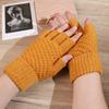 Knitted Warm Gloves Non-slip Driving Mittens New Windproof Cold Proof Gloves  Unisex