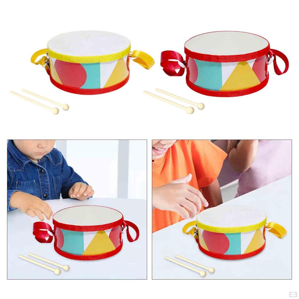 Educational Hand Drum Set for Kids - Percussion Instrument with Sides And Bass
