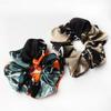 2 Pack Tie Dye Satin Hair Scrunchies Set Hair Ties Hair Band Rope Ponytail Holder Elastic Big Scrunchie Hair Accessories