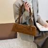 Retro Baguette Bag Autumn and Winter New Simple Suede Pillow Bag Underarm Bag Women's Shoulder Bag