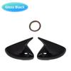 For KIA Stinger 2018 2019 2020 2025 2025 Car Body Side Door Rearview Mirror Cover ABS Covered with Carbon Fiber Pattern