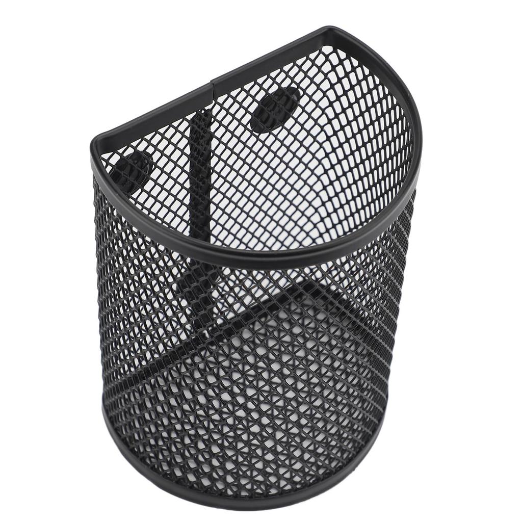 Magnetic Pen Holder Mesh Metal Pencil Marker Basket Desk Organizer for Locker Fridge Whiteboard File Cabinet