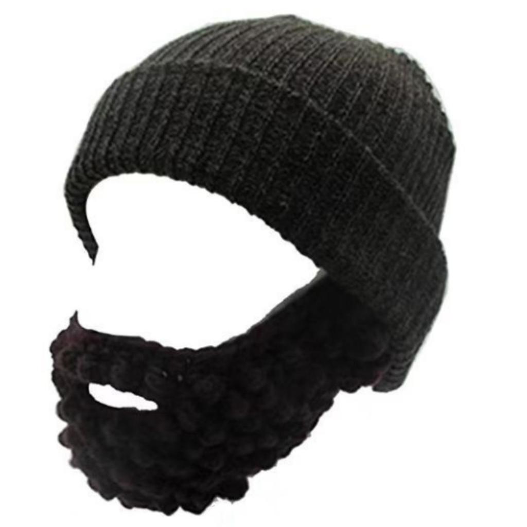 Эластичная шапка-борода Зимняя вязаная шапка-балаклава для подростков и мужчин, закрывающая все лицо, маскарадные театральные принадлежности