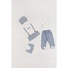 (boxed) Newborn Clothes 5-piece Hospital Discharge Bodysuit Set With Baby Bow Tie