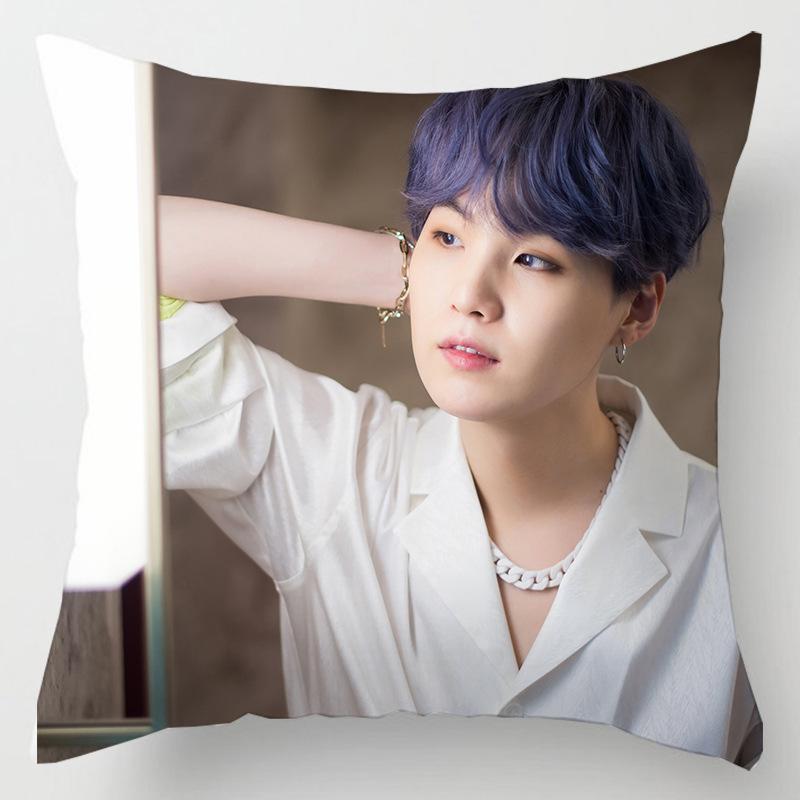 Уютная 45см Kpop Bts Bangtan Boys Наволочка Декоративная Мягкая Наволочка Для Дома