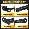 Motorcycle Rear Saddlebag Guard Crash Bar Bracket Rail For Harley Touring Road Electra Street Glide 2014-Up CVO Limited FLHTK