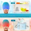 Cold Therapy Migraine Headache Relief Hat, Reusable Gel Ice Head Wrap for Puffy Eyes, Tension, Stress Relief