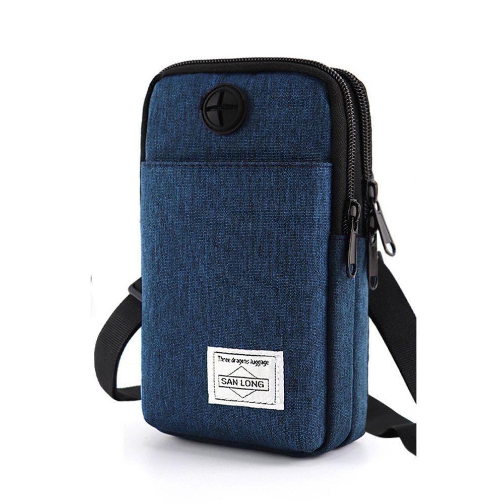 Phone Pouch Single/Double Layer Men Phone Pouch Belt Waist Bag Waist Fanny Pack Mobile Phone Bags