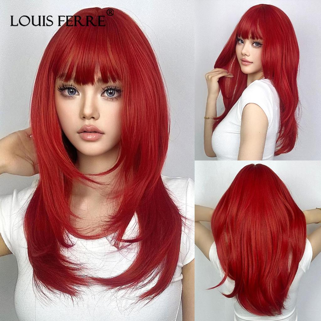 Синтетический парик Боб Белый Блондинка Парик Натуральные парики для женщин Ежедневная вечеринка Хэллоуин Волосы Термостойкое волокно