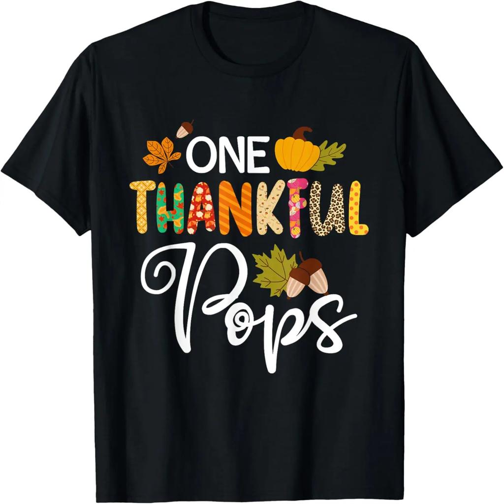 Thankful Grateful Blessed Happy Thanksgiving Day Funny Gifts T-Shirt