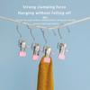 10/1 шт. прищепки из нержавеющей стали, прищепка для белья с крючком, портативная подвесная клипса для одежды, органайзер для одежды, вешалка