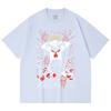 230 Gsm 100% Cotton My Hero Academia V8 Toga Print Unisex Heavy Cotton T Shirt
