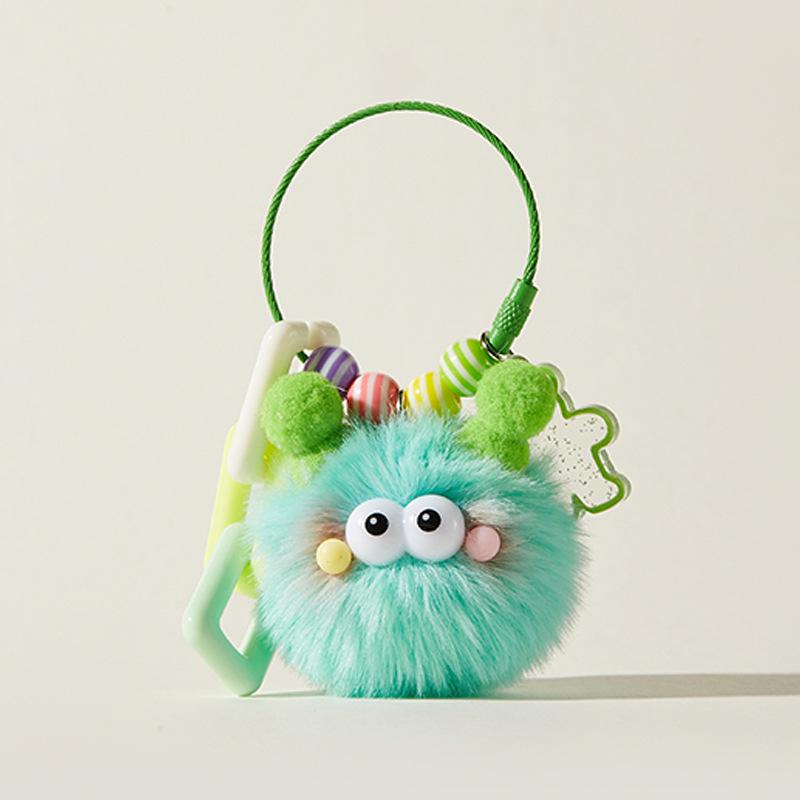 Очаровательный плюшевый брелок-подвеска в виде божьей коровки