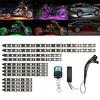 12X Мотоциклетный Скутер Rgb Светодиодный Неоновый Комплект Подсветки Дна Dc 12В Универсальный