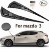 2pc Car Fender Side Vents Air Wing Vent Trim Sticker For Mazda 3 Mx5 6 Cx5 Rx8 Cx3 2 Mazda3 Mazdaspeed3 CX-3 CX-5 CX-7 CX-8 MX-5