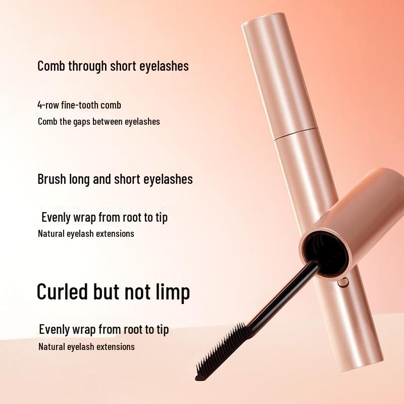 Manwan Select Водостойкая Тушь для Ресниц Long-lasting, Удлиняющая, с Натуральным Объемом и Подкручиванием, Стойкая к Смазыванию, Тонкая Щеточка, Праймер для Ресниц.