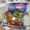 Мультяшная игра Bubble Bobble Геймер 3D Плед, Мягкий плед для дома Спальни Кровати Дивана Пикника Путешествия Офиса Покрывало Дети