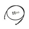 BULLSPANN Motorcycle Brake Hose, Clutch Hose, Hose, For Motorcycles, ATVs, Off-Road Bikes, Universal, Durable, Replacement, Black, Angle 28°, 130cm