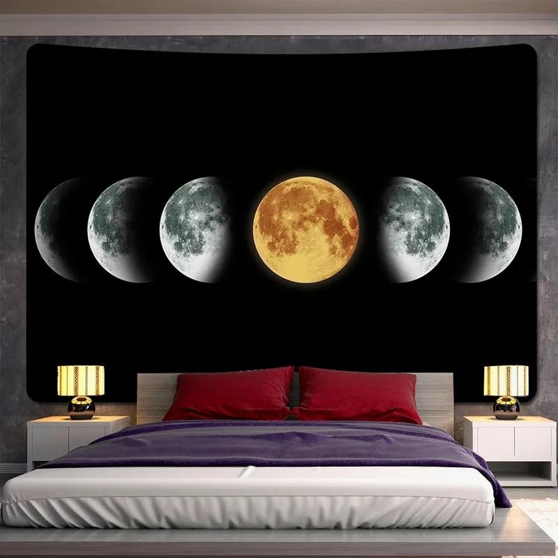 Гобелен для гостиной, спальни, планеты, Вселенной, сцены мечты, модный гобелен для украшения дома