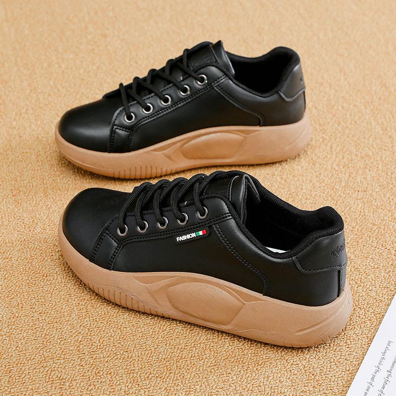 2024Кроссовки женские на платформе повседневные лоферы однотонные женские туфли на плоской подошве оксфорды спортивные вулканизированные туфли осень zapatillas mujer