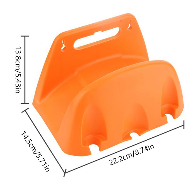 Настенный держатель для садового поливочного шланга, пластиковая стойка, органайзер для шланга с краном, держатель для хранения, инструменты для полива