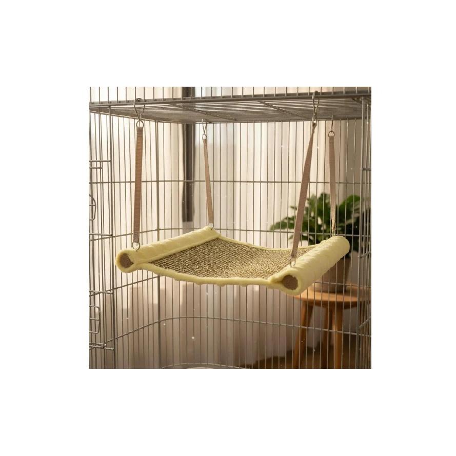 Parrot Hammock Bed Easy to Hang Bird Swing Bed Hanging Bird Nest Soft Soft Fabric Pet Accessory Play and Rest for Small Birds
