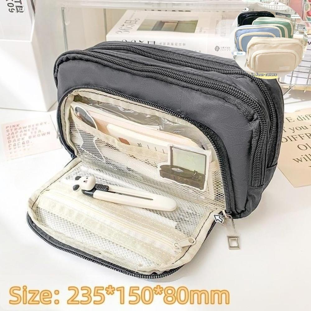 Большая вместимость 5 слоев пеналов Kawaii Pencil Pouch Симпатичный держатель для ручек Box для студентов Back To School Канцелярские принадлежности