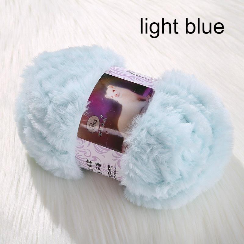 50 г/рулон шерстяной пряжи ручной работы, шарф, свитер, связанный крючком, толстая бархатная нить, шерстяная пряжа «сделай сам»