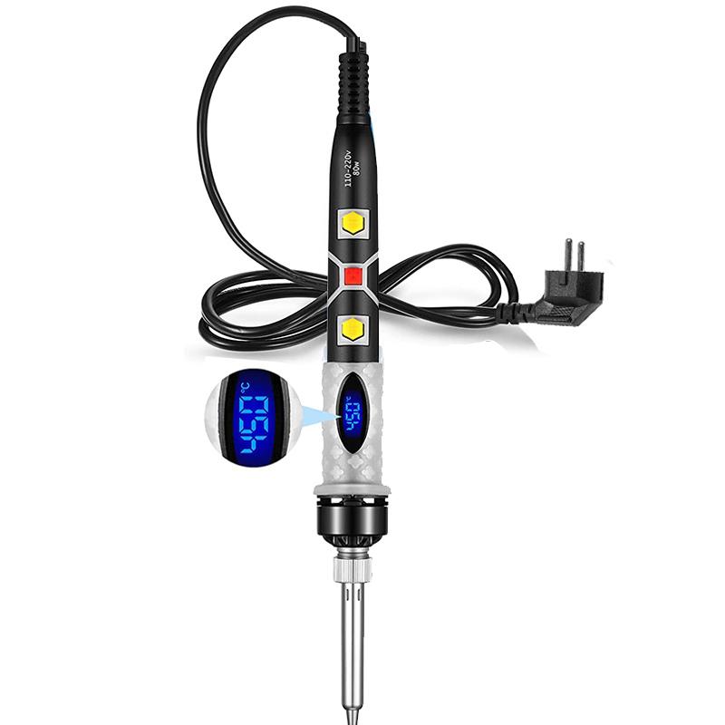 Паяльник 80 Вт, 220 В, 110 В, паяльные сварочные инструменты с выключателем