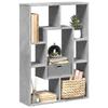 VidaXL Bookcase Concrete Grey 63x20x90 Cm Engineered Wood, Shelf, Storage Shelf, Book Support, Shelf To 858141