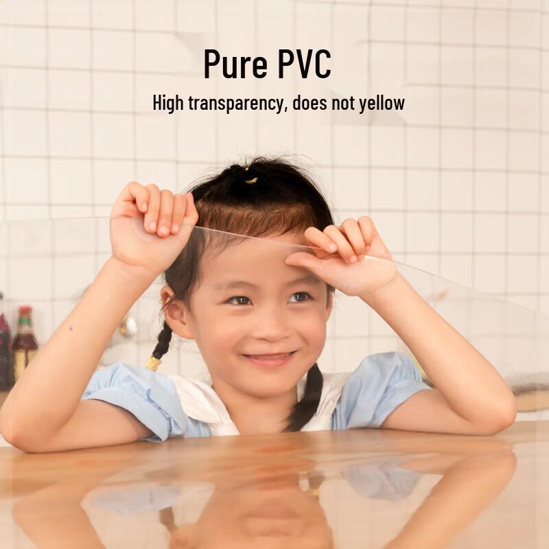 Прозрачный ПВХ протектор для стола толщиной 2 мм, пищевой