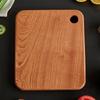 Разделочная доска из массива черного дерева Практичная утолщенная разделочная доска против плесени Гладкая поверхность Доска для детского прикорма Путешествия