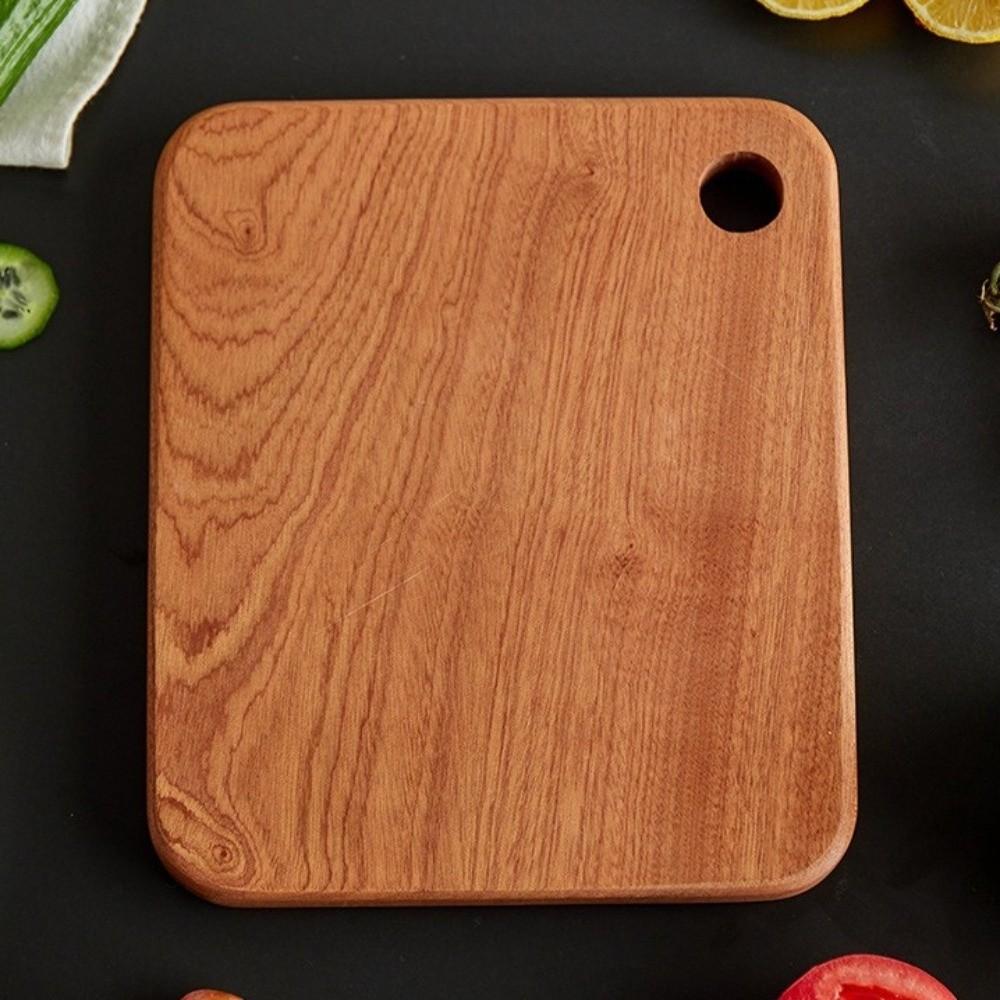 Разделочная доска из массива черного дерева Практичная утолщенная разделочная доска против плесени Гладкая поверхность Доска для детского прикорма Путешествия