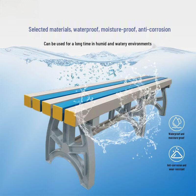 ABS Plastic Changing Room Bench