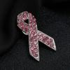 Awareness Black Ribbon Pin Rhinestone Crystal Funerals Memorial Pin  Funeral