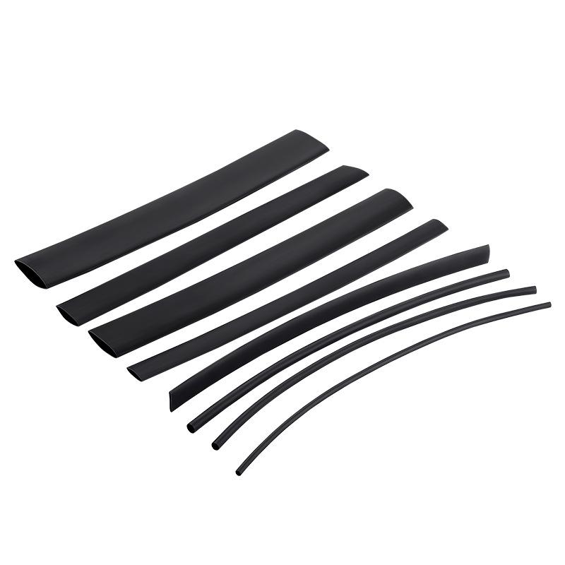 Водонепроницаемая термоусадочная трубка с клеевым слоем: 4x Термоусадочная, износостойкая, разрезная оплетка для проводов