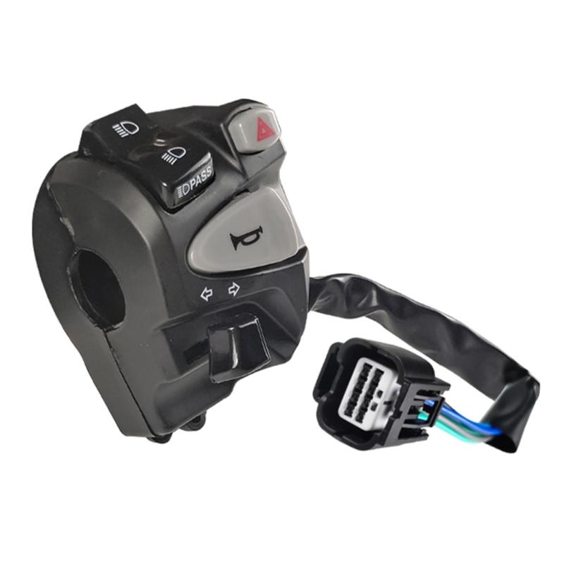 Переключатель на руле мотоцикла для 150, кнопка управления дальним/ближним светом, сменный звуковой сигнал поворотника с проводкой