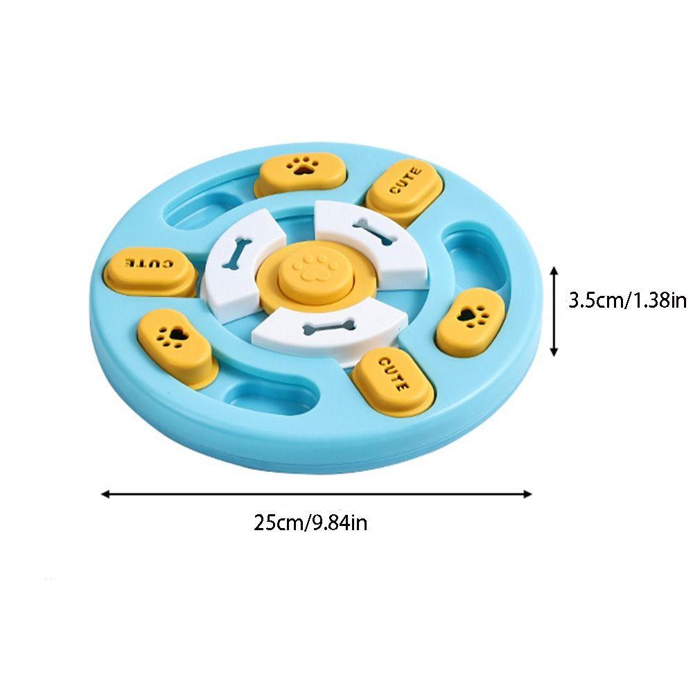 Interactive Dog Puzzle Toy Rotating Pet Leakage Tray Funny Pet Slow Food Bowl  Sniffing Hiding Food