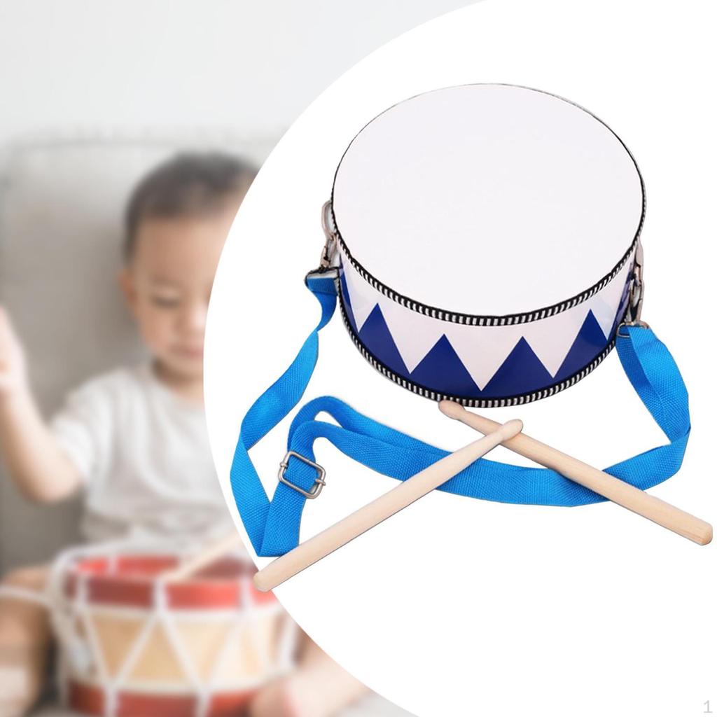 Hand Drum Multipurpose Practical Lightweight Birthday Gifts Musical Instrument with Drumstick for