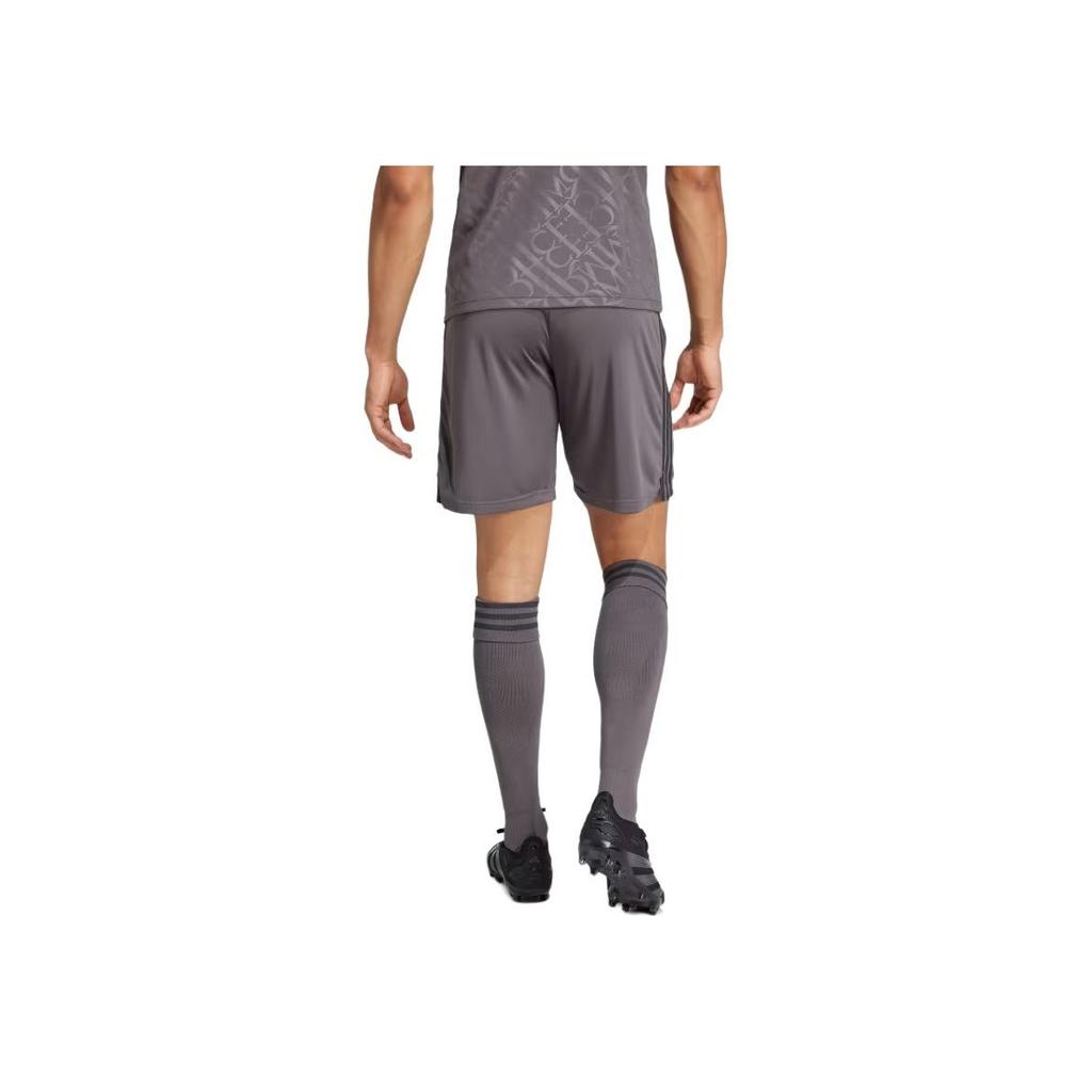 adidas Оригинальные повседневные футбольные брюки SS24 Real Madrid Series для мужчин, цвет уголь IY1762