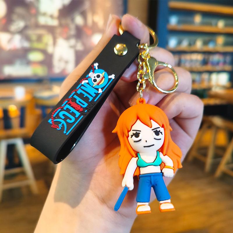 Серия One Piece Брелок Луффи Эйс Зоро Популярный за рубежом Приз из игрового автомата Подарок для девочек на праздники Кавайный Милый