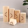 1Pc Wooden Storage Box Plain Wood With Lid Gift Boxes Curved Gift Packing Case For Home Supply Storage Decoration Jewelry Organi