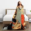 My Hero Academia All Might Blanket Japanese Anime Flannel Awesome Soft Throw Blanket for Chair Covering Sofa Decoration